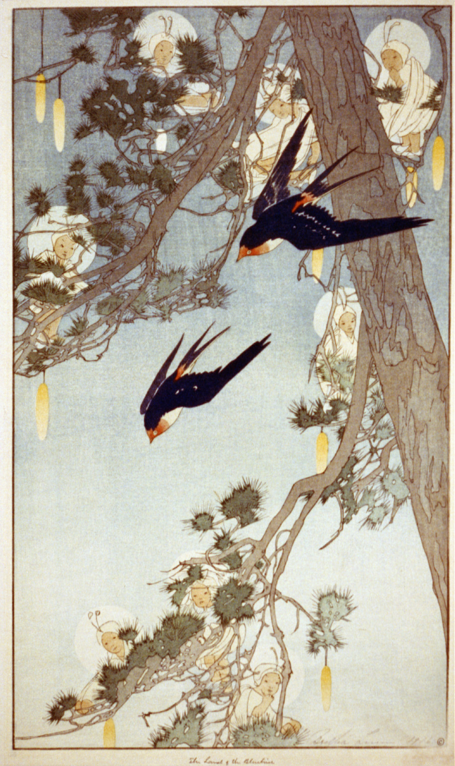 The land of the bluebird / Bertha Lum. — historic print