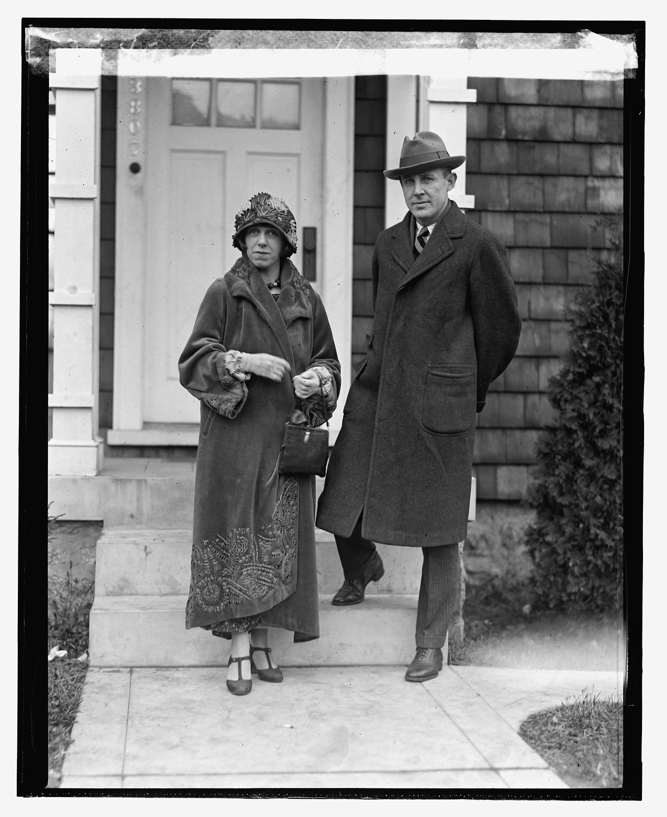 Leonard Wood Jr. & wife, [1923] — historic photograph
