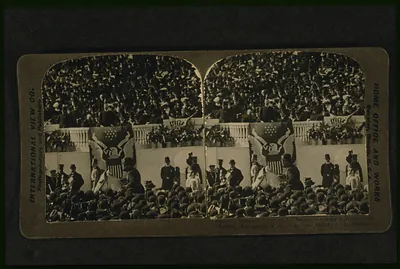 President Roosevelt delivering his inaugural address in front of the Capitol, Washington, D.C.
