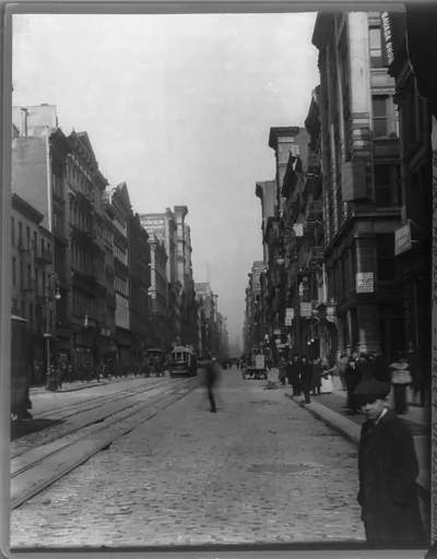 New York, New York - Broadway, looking north from Canal St.
