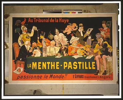 Au tribunal de la Haye, la menthe-pastille - passione le monde!! / Ogé.