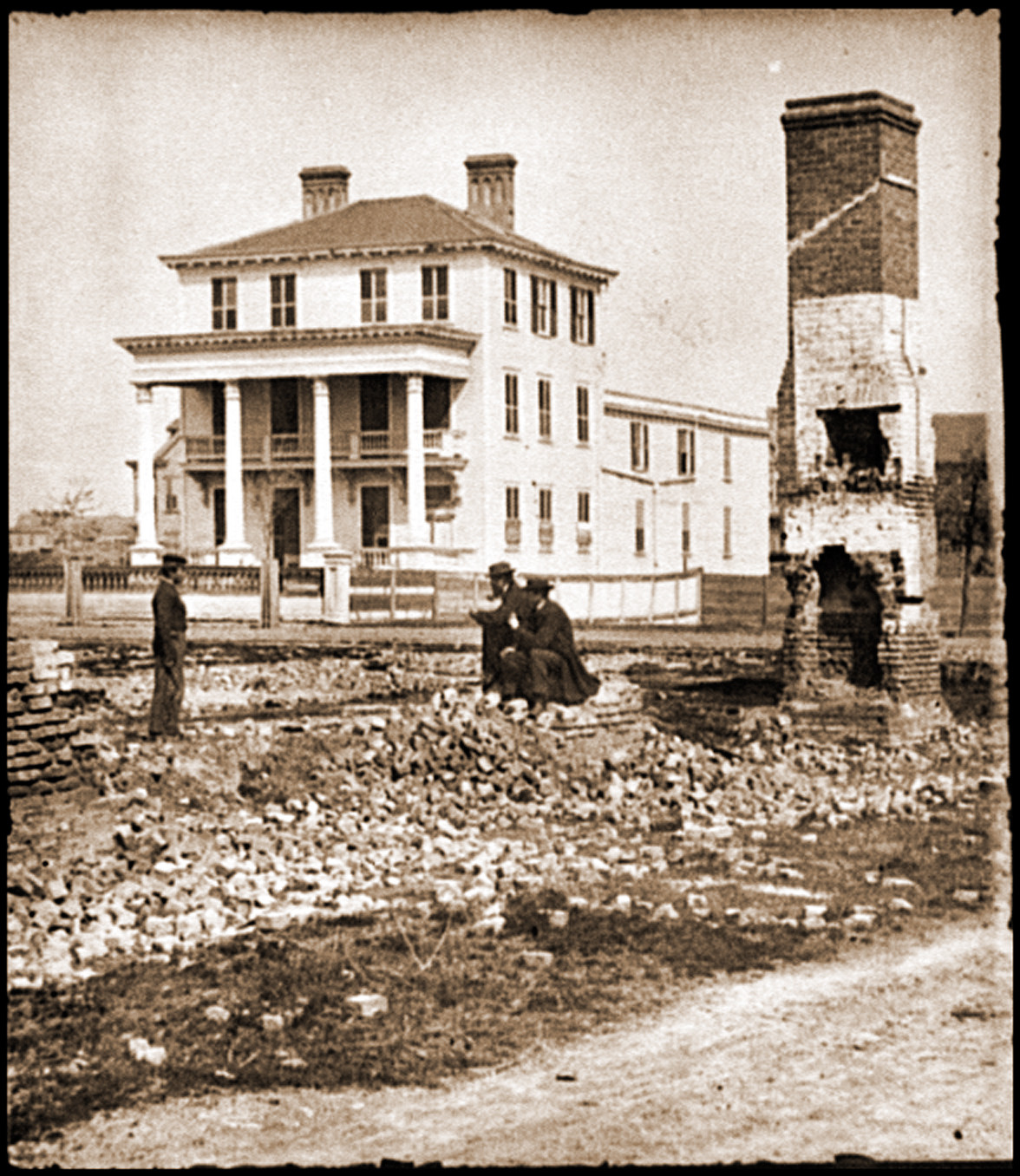 Charleston S.C. OConnor house; another view, 1865 — historic photograph