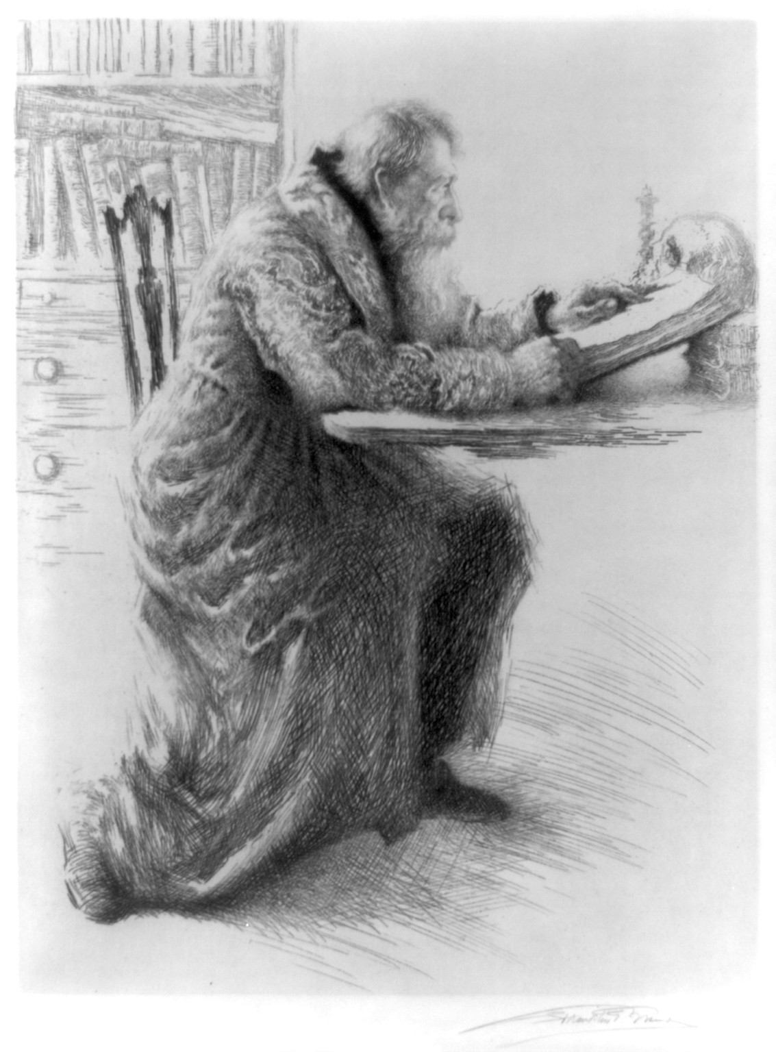 [Faust] / Franklin T. Wood., [New York : Society of American Etchers, 1934] — historic print