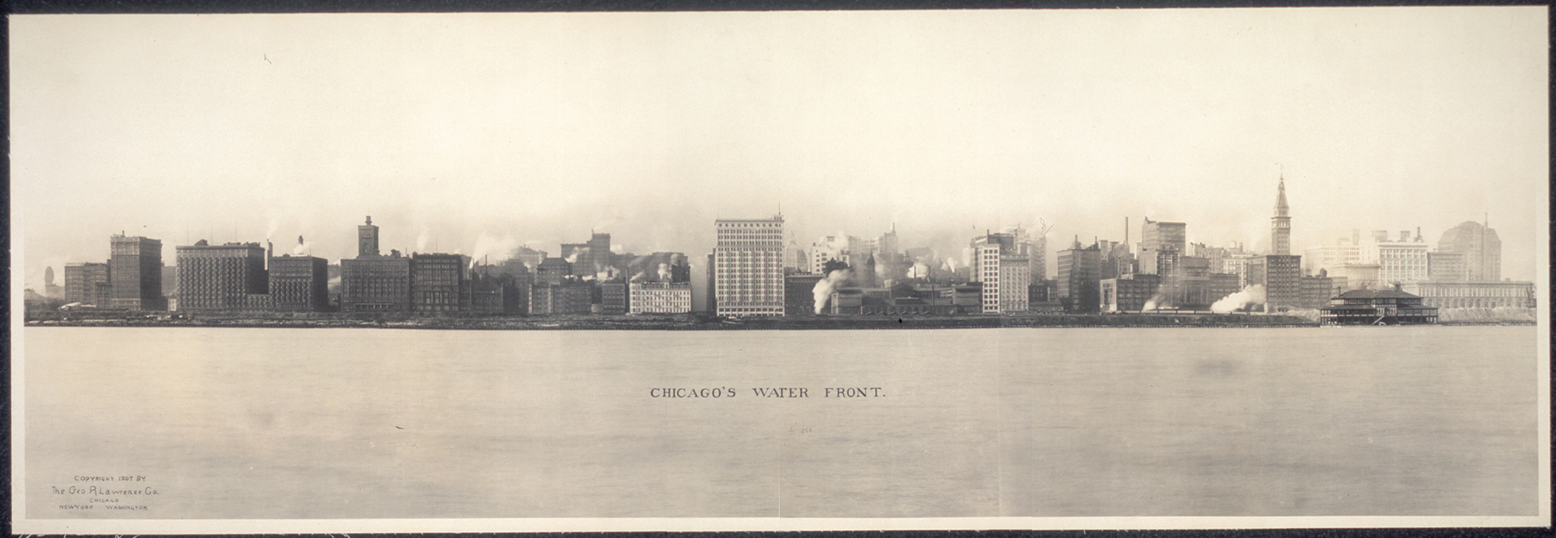 Chicagos water front, Illinois, 1907, 1907 — historic image