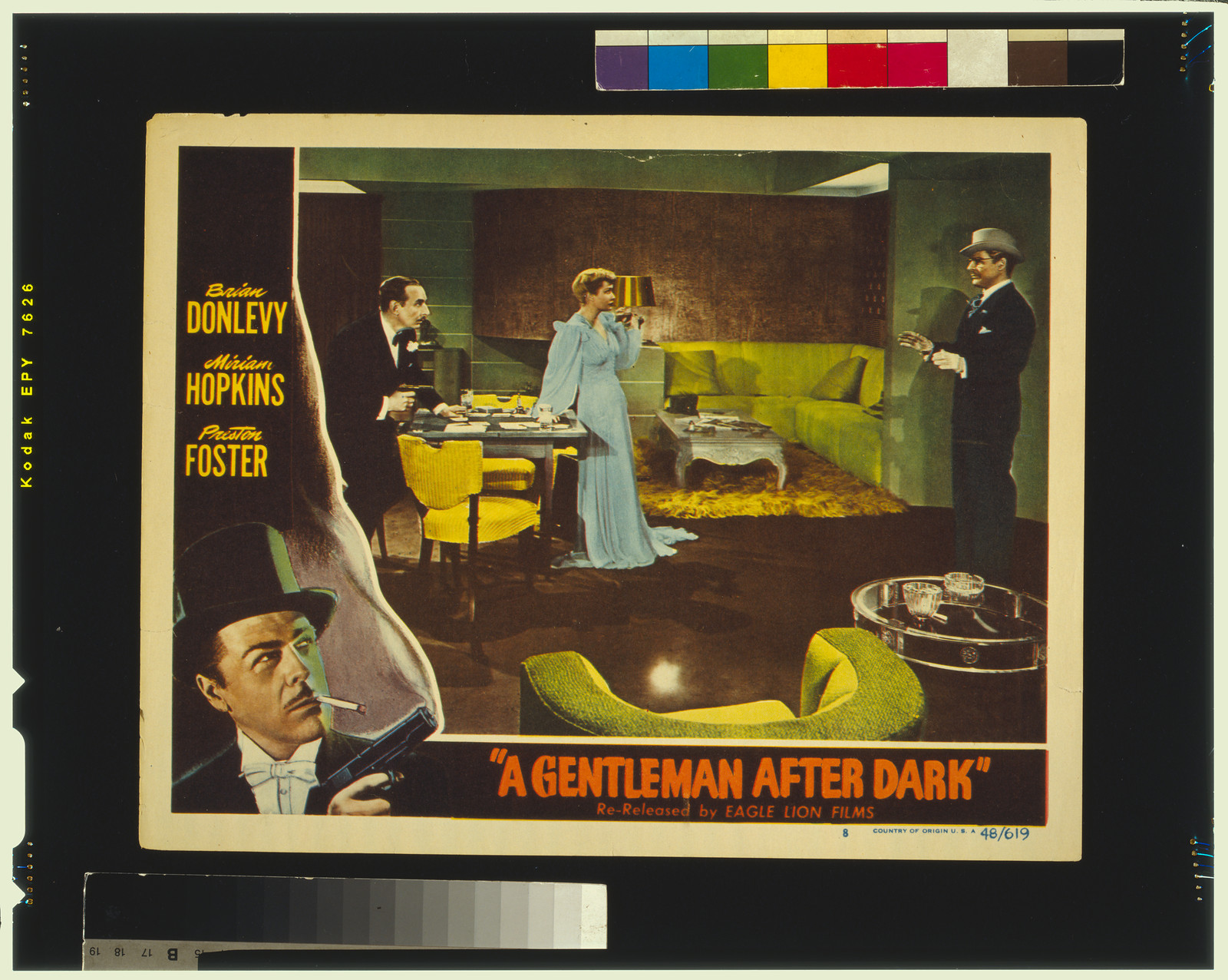 A gentleman after dark — vintage poster