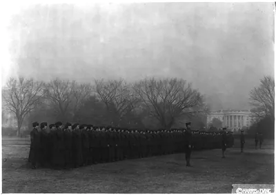Marinettes" on White House lawn"