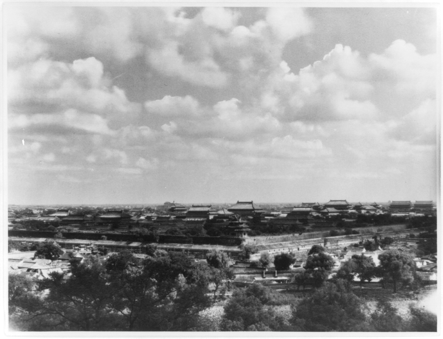 [Peking, China]: Forbidden City walls, c1932. — historic photograph