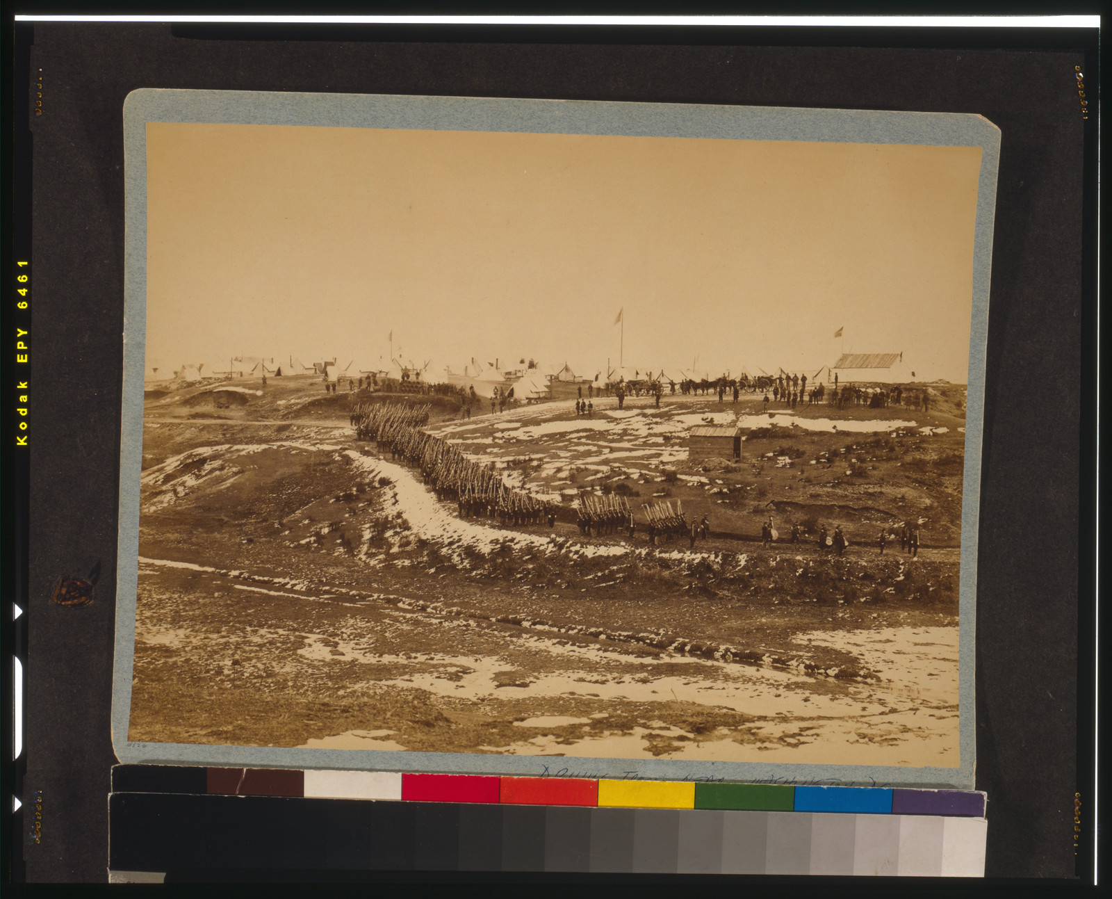 Drilling troops near Washington, D.C., [photographed between 1861 and 1865, printed later] — historic photograph