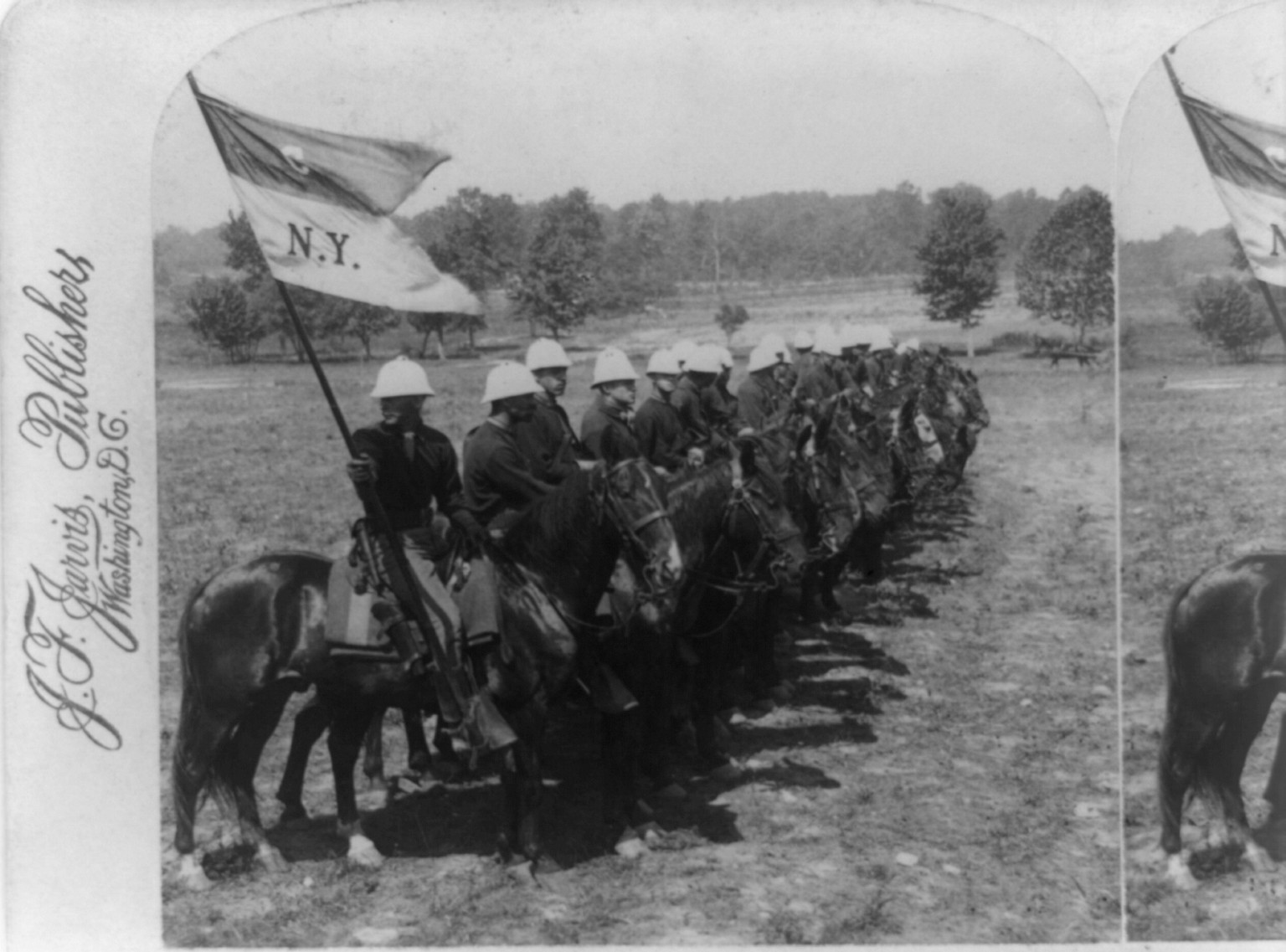 Troop C, Vol. Cavalry from Brooklyn, Camp Alger, Va., c1898. — historic photograph