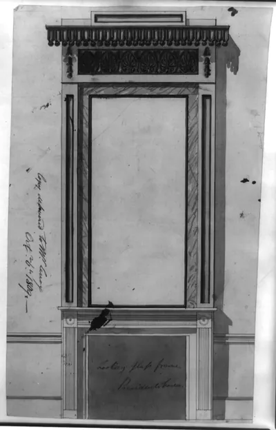 Historic Architecture - Washington DC - Architectural drawing, 1600