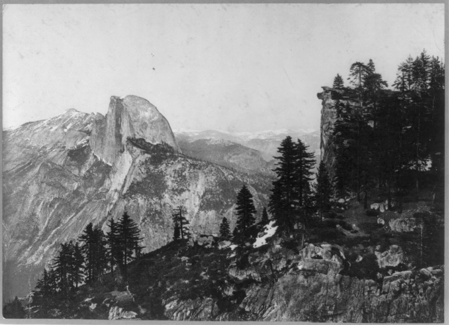 Glacier Point, Yosemite Valley, California, [no date recorded on caption card] — historic photograph