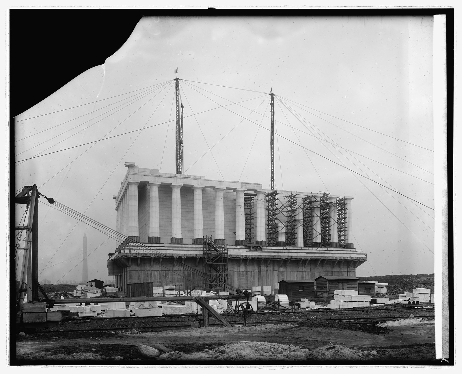 Lincoln Memorial, [Washington, D.C.], under const., [between 1910 and 1935] — historic photograph