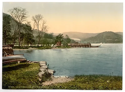 Ullswater Howtown Pier Lake District England