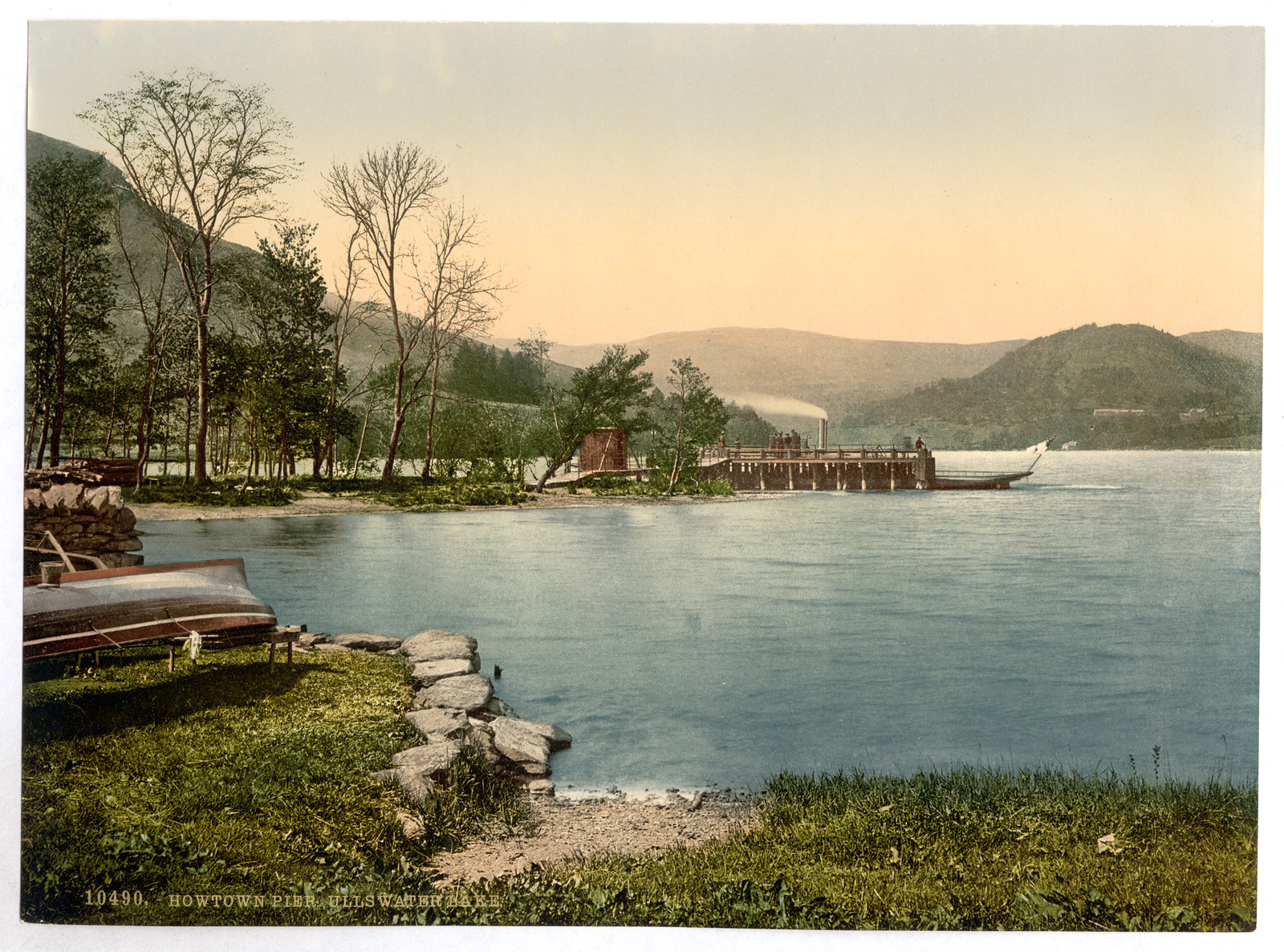 Ullswater Howtown Pier Lake District England, [between ca. 1890 and ca. 1900]. — historic print