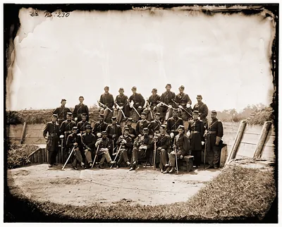 Gettysburg Pennsylvania. Officers of 50th Regiment Pennsylvania Infantry