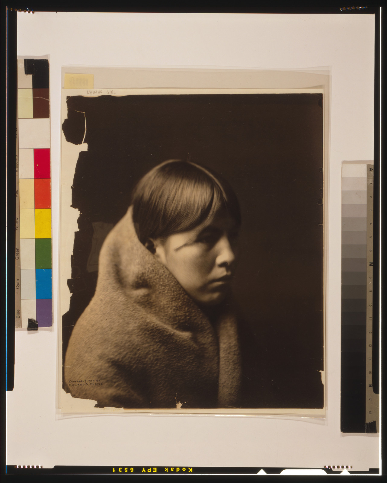 Navaho girl, c1904. — historic photograph