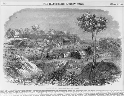 Panama Railway - the Culebra or Summit Station