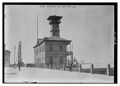 Fire station in Battery, N.Y.