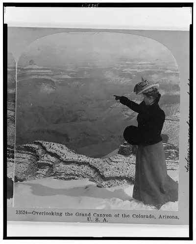 Overlooking the Grand Canyon of the Colorado, Arizona, U.S.A.