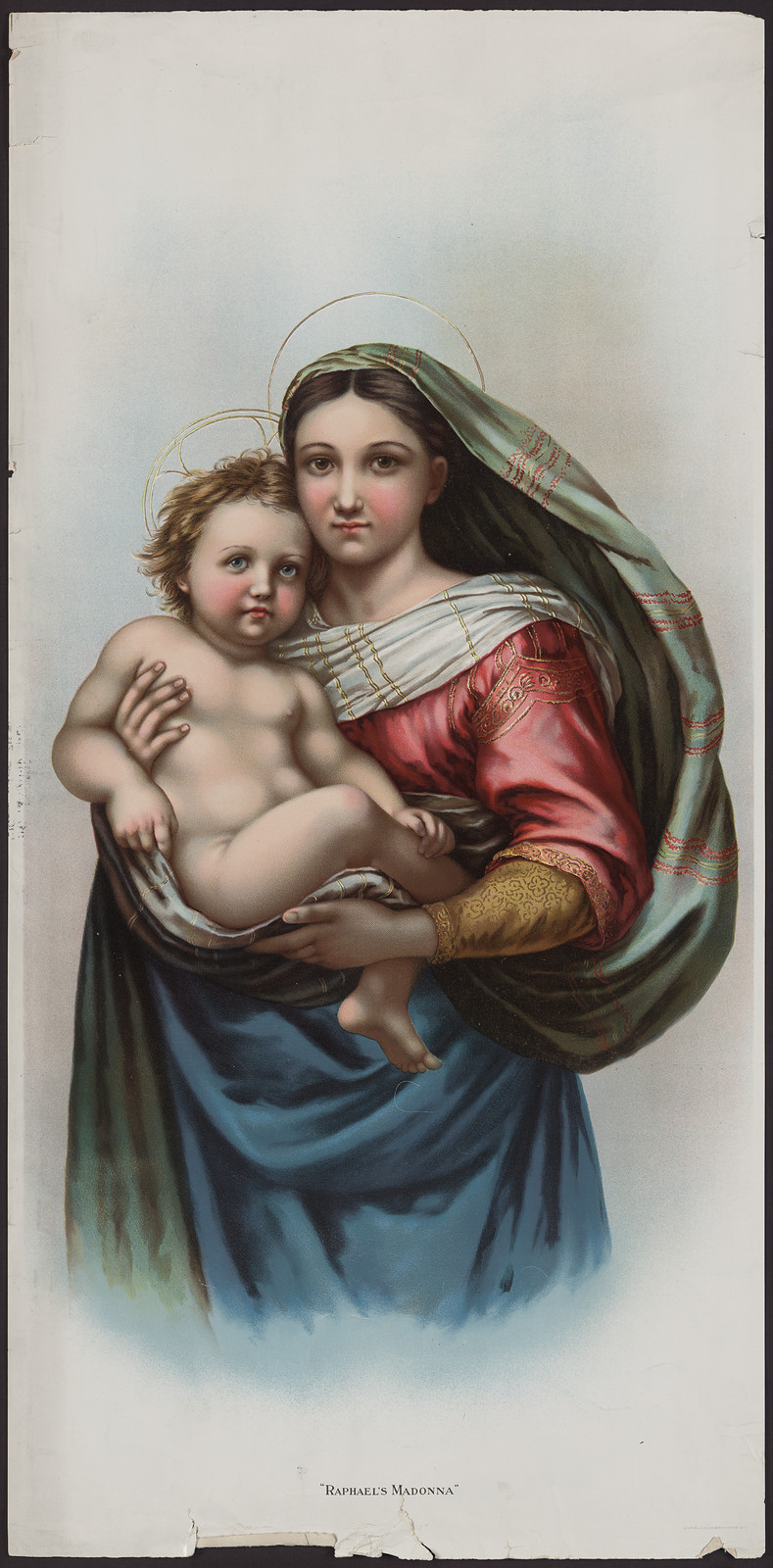 Raphaels Madonna — historic print