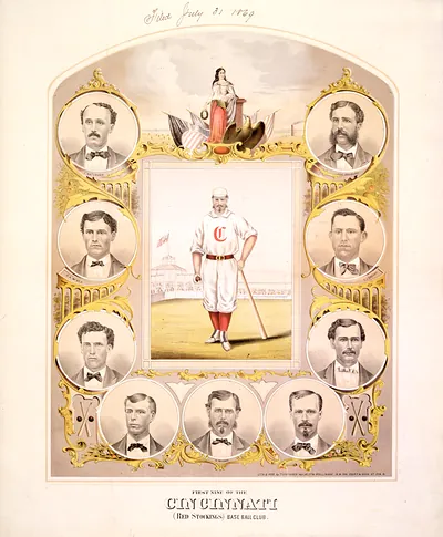 First Nine of the Cincinnati (Red Stockings) Base Ball Club