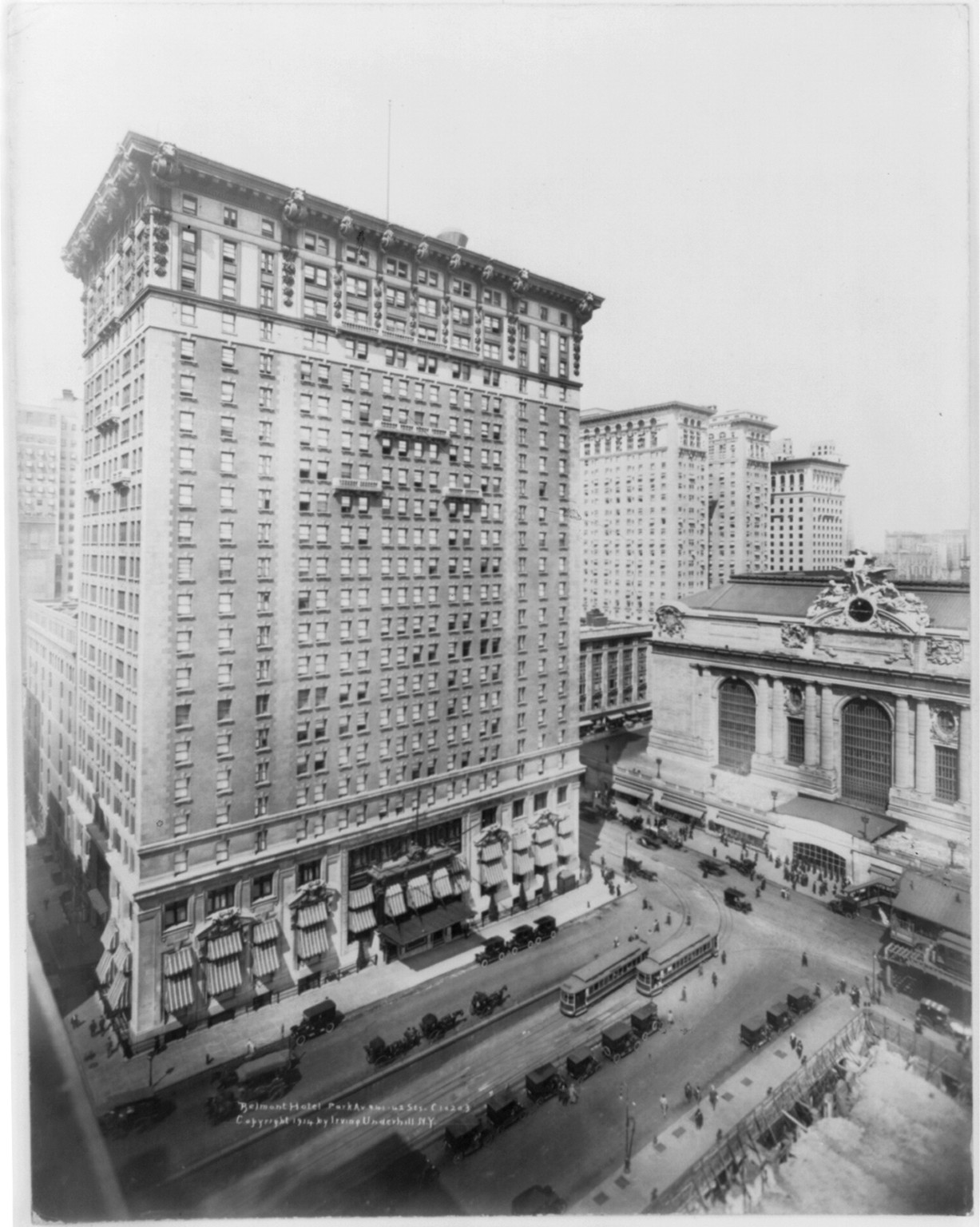 Ritz Tower Building, Park Ave. & 57th St., New York City, c1926. — historic photograph