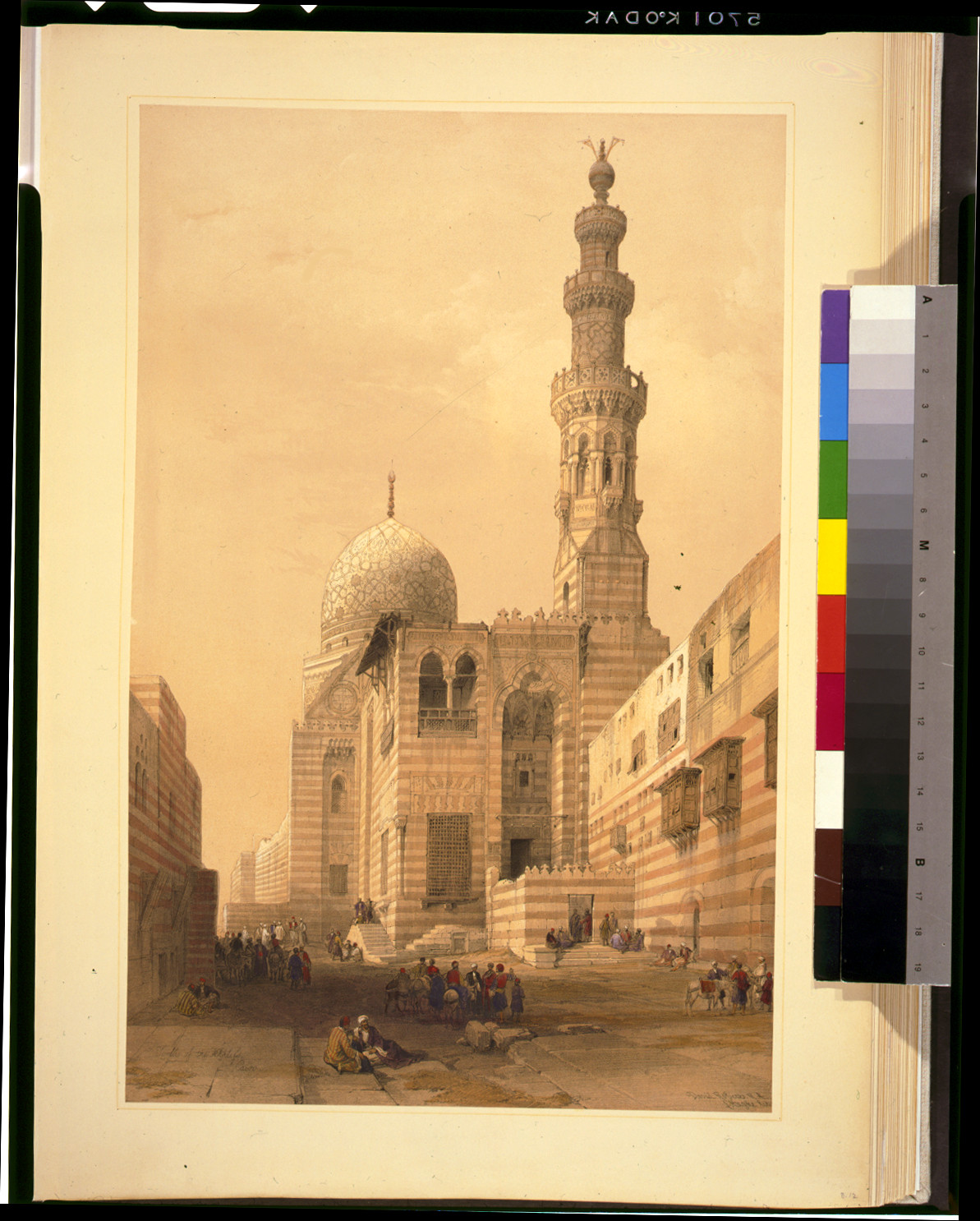 Tombs of the khalifs, Cairo / David Roberts, R.A., [published between 1846 and 1849] — antique lithograph