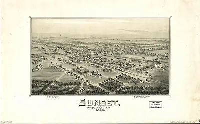 Sunset, Texas, 1890