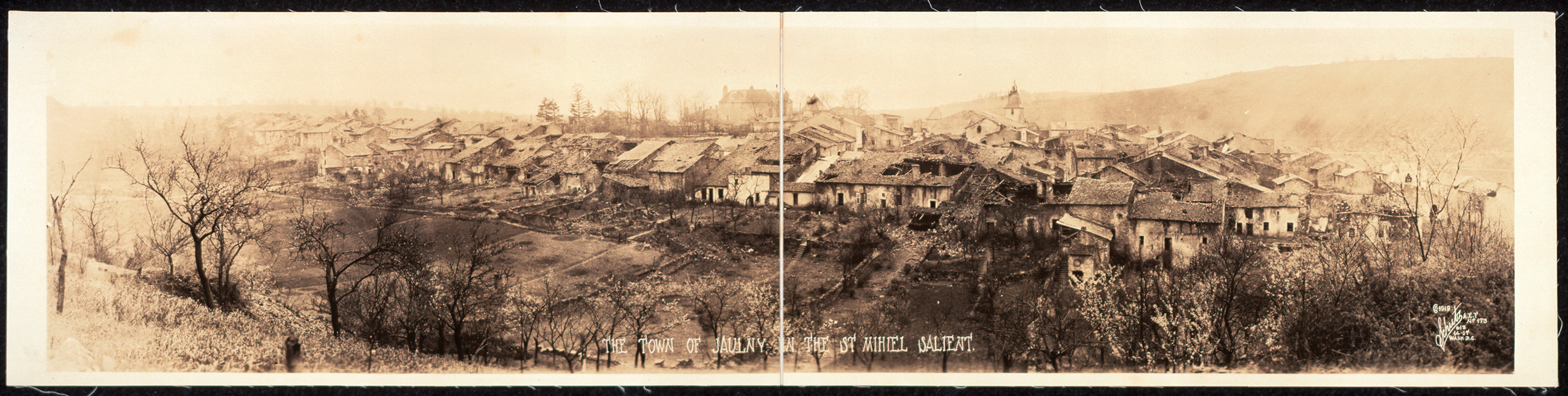 The Town of Jaulny, St. Mihiel Salient, France, 1918, 1918 — historic image