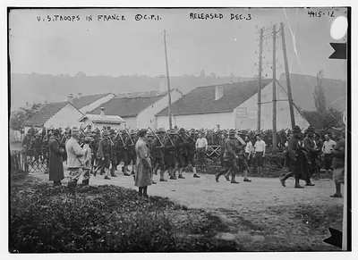 U.S. troops in Fr.