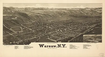 Warsaw, New York, 1885
