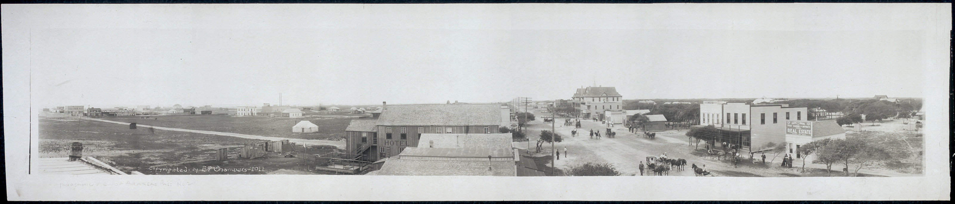 Panoramic view of Aransas Pass, Texas, 1911, 1911 — historic image