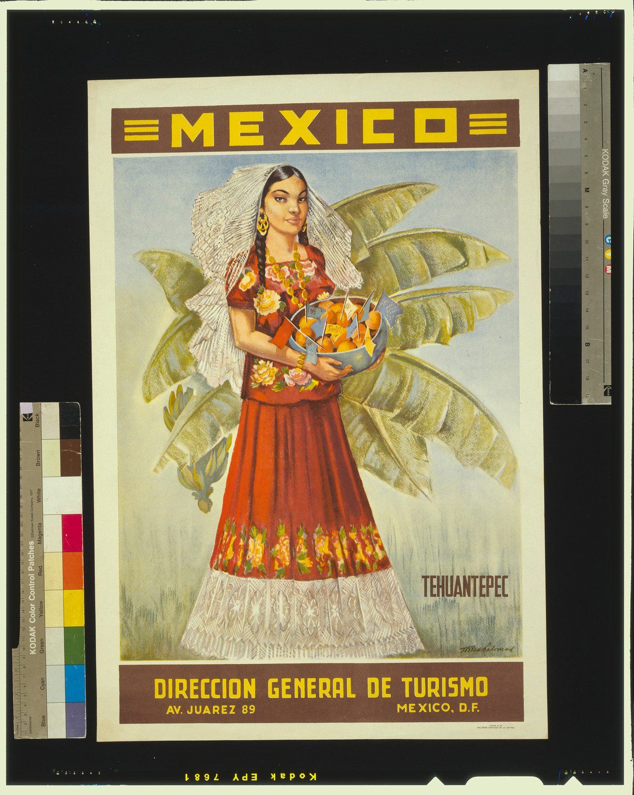 Mexico - Tehuantepec / T. [...] ; Impreso en los Talleres Graficos de la Nacion. — vintage poster