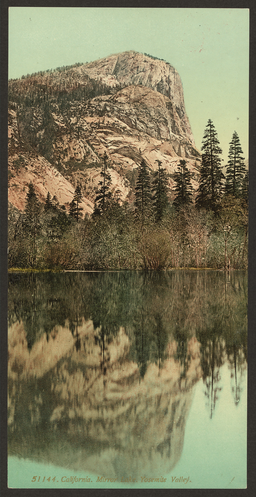 California. Mirror Lake, Yosemite Valley — historic image