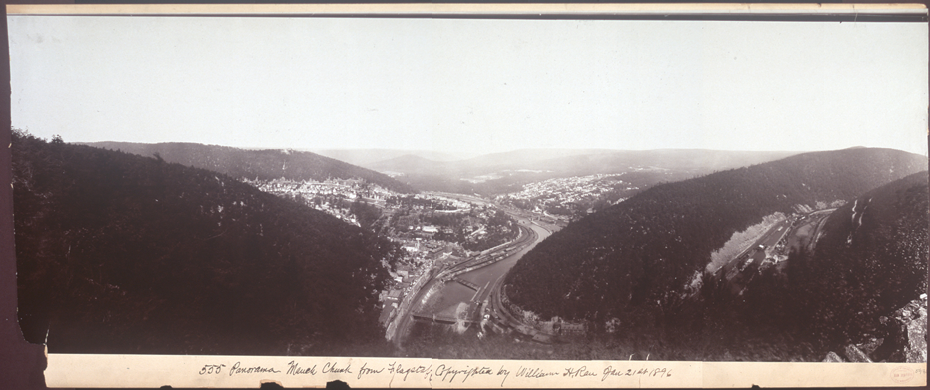 Mauch Chunk from Flagstaff, Pennsylvania, 1896, 1896 — historic image