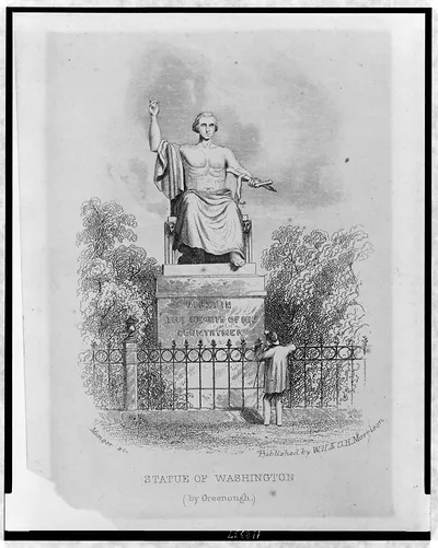 Statue of Washington (by Greenough) / Munger sc.