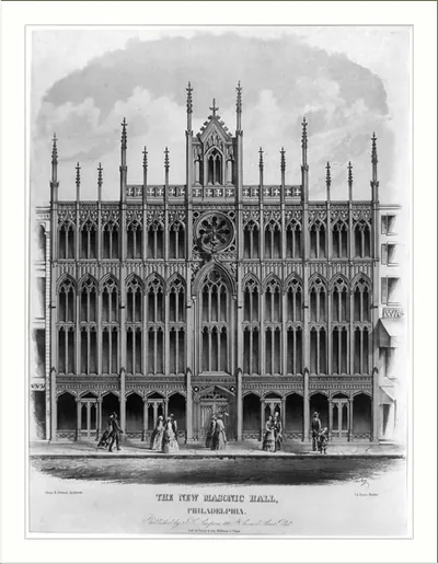 The new Masonic Hall, Philadelphia