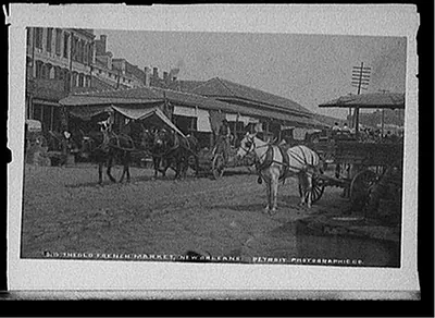 The old French Market, New Orleans
