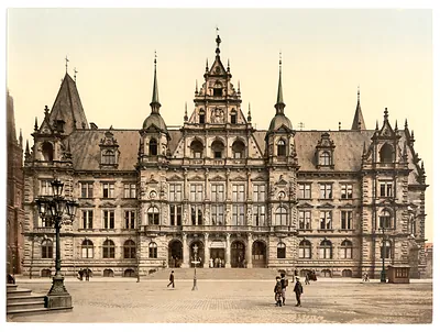 Court House Wiesbaden Hesse-Nassau Germany