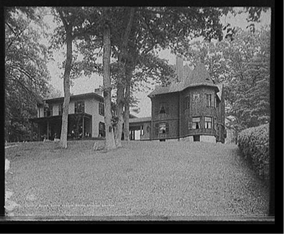 Delta Kappa Epsilon House, Amherst College, c1908. — historic photograph