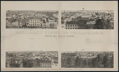 Panoramic Views of Philadelphia, from the State House