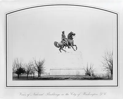 George Washington Statue At Washington Circle