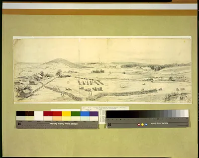 The battle of Cedar Mountain (Slaughters Mountain)