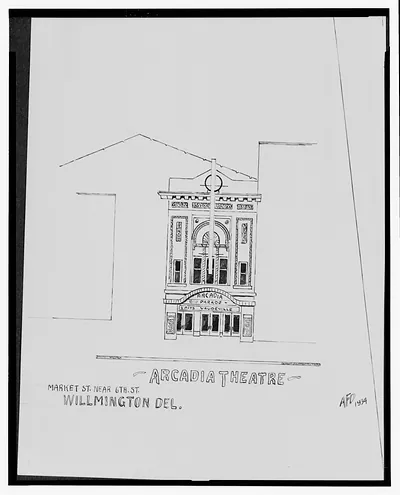 [Arcadia Theatre, Market St. near 6th St., Wilmington, Delaware] / AFD 1934.