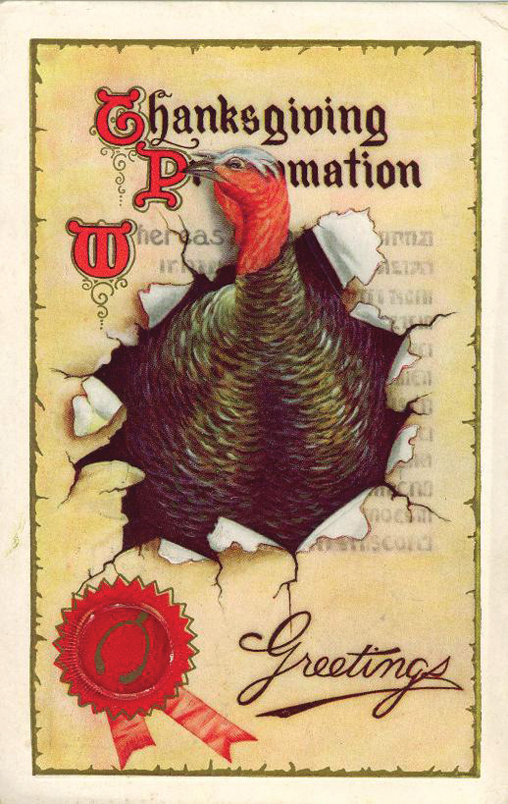 Thanksgiving — historic image