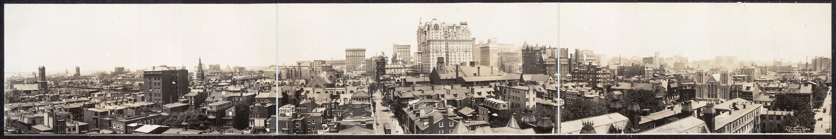 Panorama of Philadelphia, Pennsylvania, 1913, 1913 — historic image