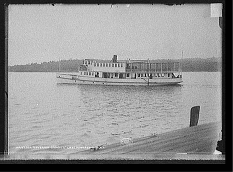 Str. Governor Endicott, Lake Winnipesaukee, N.H., c1906. — historic photograph