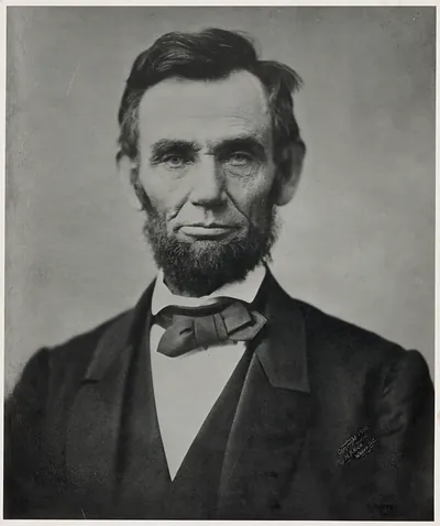 Abraham Lincoln, Head-And-Shoulders Portrait, Facing Front