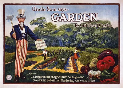 Uncle Sam Says - Garden To Cut Food Costs