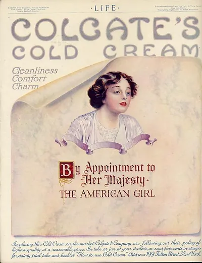 Colgate's Cold Cream advertisement from Life magazine